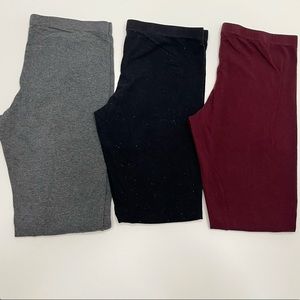 Three pack leggings